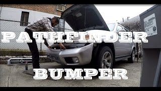 How to remove front bumper cover Nissan Pathfinder 00-04