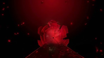Red, dynamic, particle, stage video background