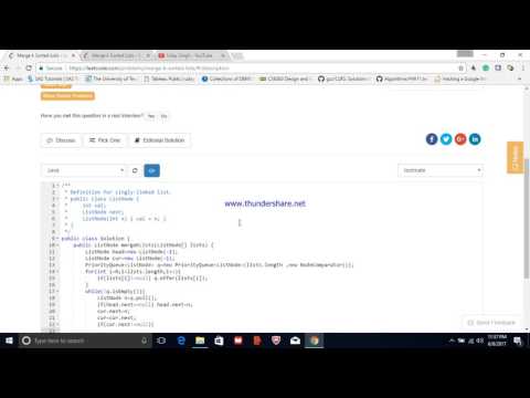 Leetcode 23  Merge k Sorted Lists