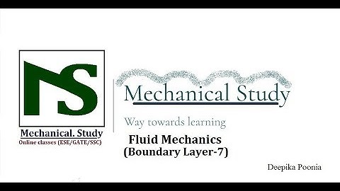 GATE/ESE/PSU/SSC/RRB JE- Fluid Mechanics [FM] {Boundary Layer- 7} Quick revision Video