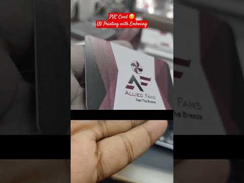 PVC Card UV Printing with Embosing