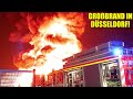 [GROßBRAND IN DER SILVESTERNACHT!] - Riesiges Flammeninferno in Düsseldorf - 01.01.2023 -