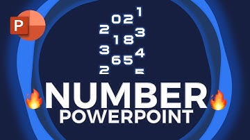 Cách tạo hiệu ứng dãy SỐ ĐẾM ngẫu nhiên trong PowerPoint // Nguyễn Ngọc Dương