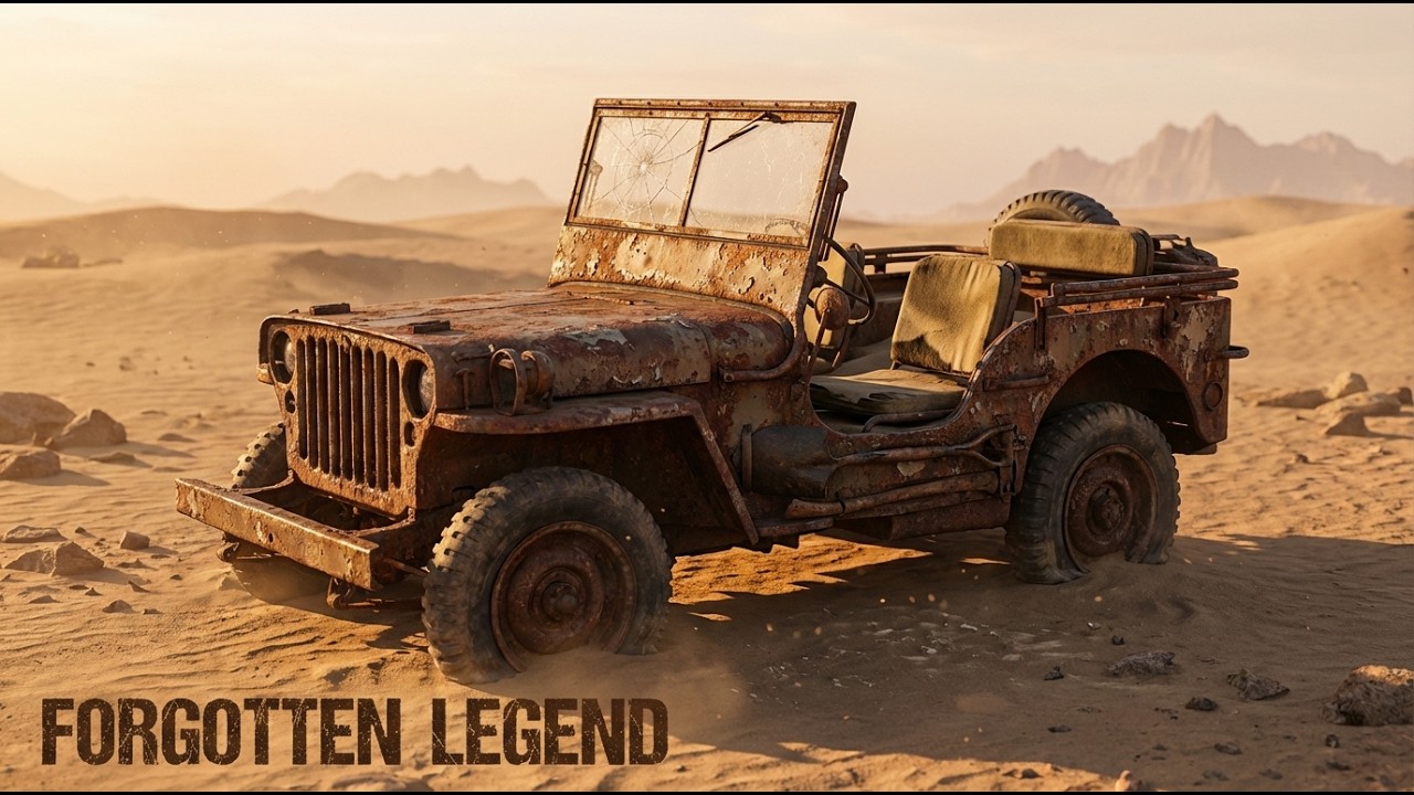 “Desert-Abandoned Willys MB military Jeep Fully Restored!