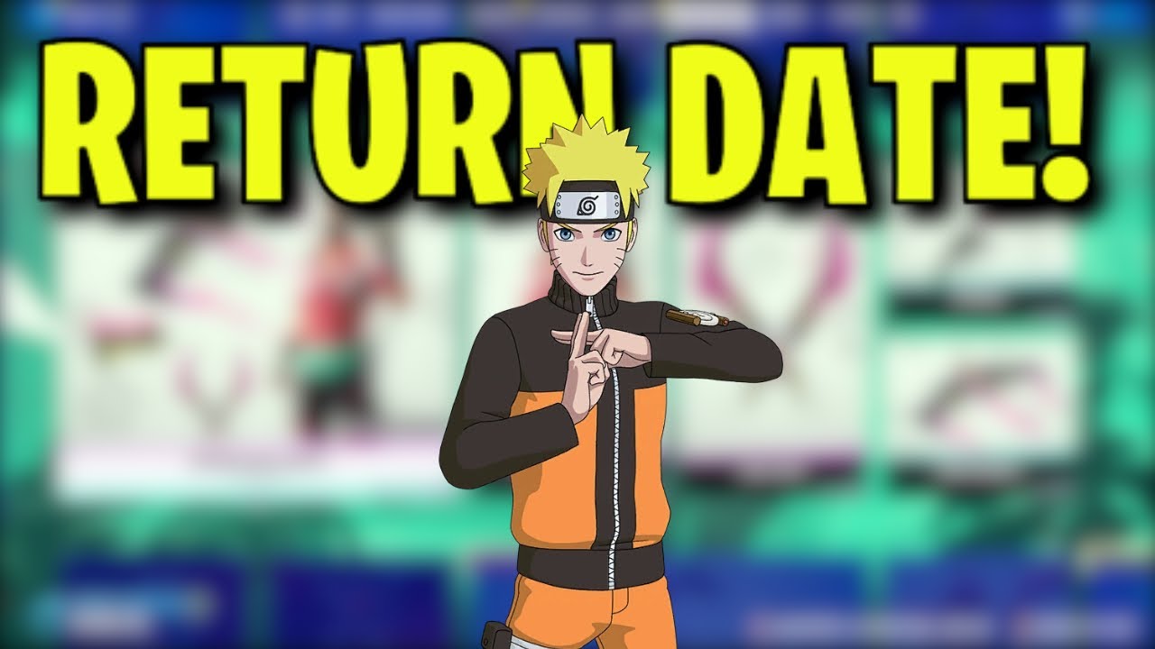 NARUTO SKIN RETURN DATE in FORTNITE! (Naruto Skin Coming Back to the