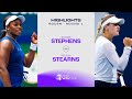 Sloane stephens vs peyton stearns  2024 rouen round 1  wta match highlights