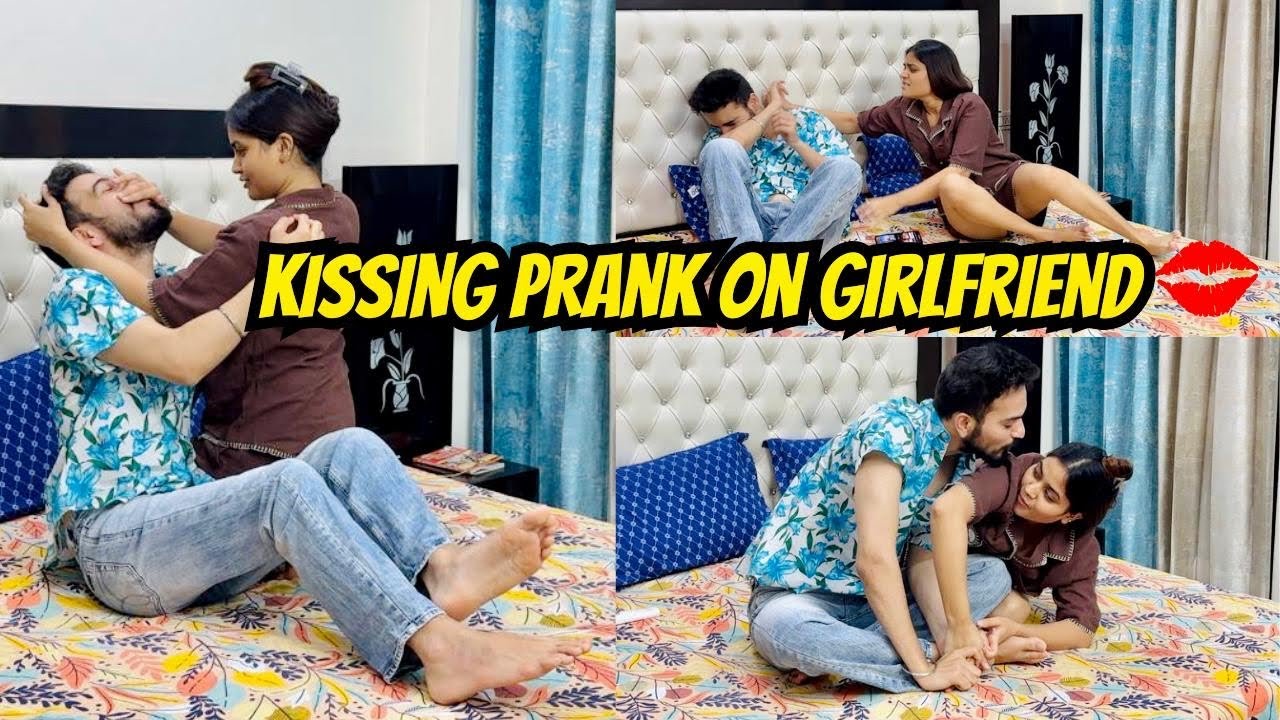Kissing Prank on Ritika💋I love you meri jaan😘 #kiss #youtubeshorts