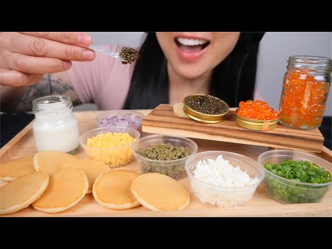 THE BEST WAY TO EAT CAVIAR (ASMR SOFT RELAXING EATING SOUNDS) NO TALKING | SAS-ASMR