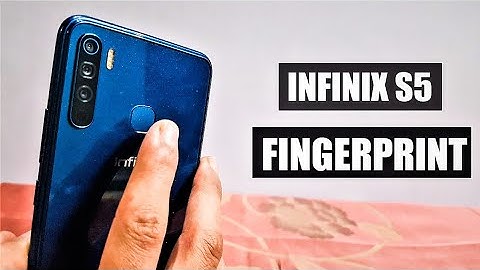 Infinix s5 Fingerprint Lock and Speed test - How to Setup Fingerprint lock on Infinix s5
