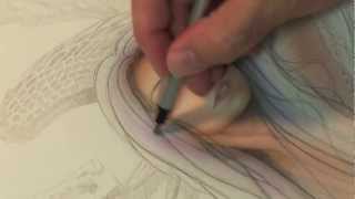 Airbrush Tutorial Moonrise Part Two - Painting Features