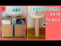 Mueble a Medida para LAVABO CON PEDESTAL | Especial Baños Pequeños | Tiny Apartment | EP. 3