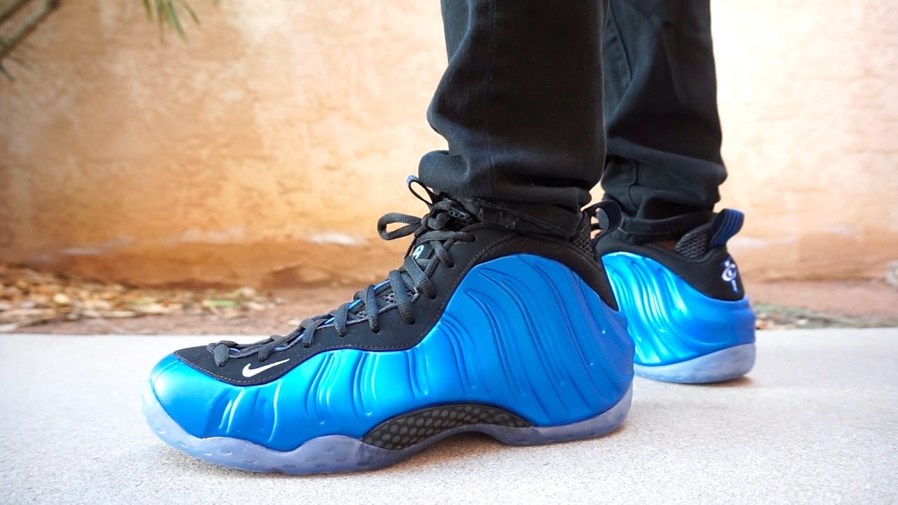 orientación primero alineación NIKE AIR FOAMPOSITE OG ROYAL XX ON FOOT / REVIEW ! - YouTube