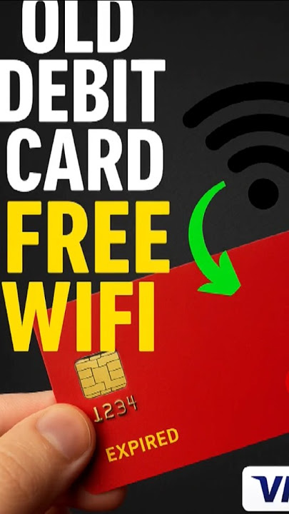 old Debit card free wifi #youtubeshorts #tech #ytshorts #shorts