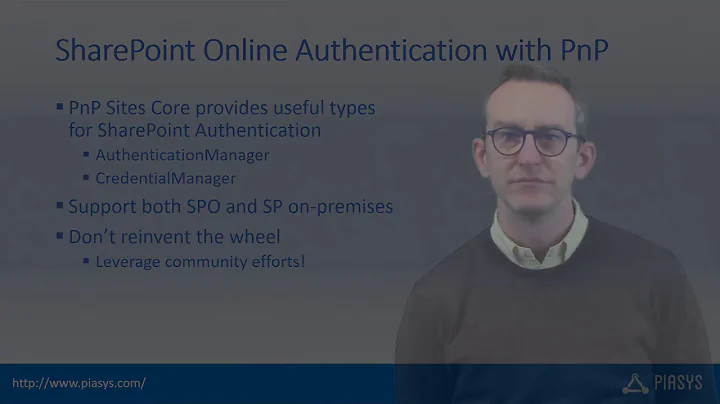 Episode #1 - SharePoint Online Authentication and PnP Core Library