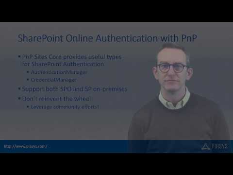 Episode #1 - SharePoint Online Authentication and PnP Core Library