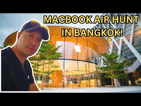 Shopping For A New Macbook Air In Bangkok 🇹🇭 | Exploring Thailand’s Biggest Apple Store!