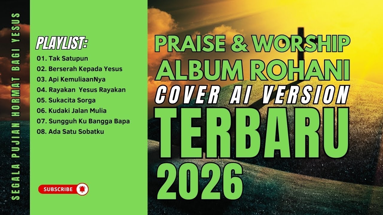 Album Lagu Rohani 2026 🎸 Cover AI Rock – Pujian & Penyembahan Powerful untuk Menguatkan Iman