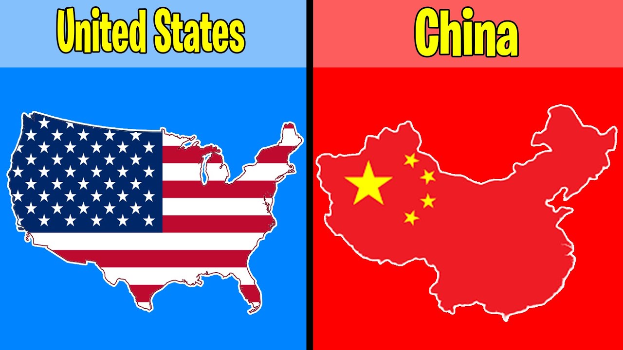 UNITED STATES 🇺🇸 vs CHINA 🇨🇳 / Countries comparison 2022 - YouTube