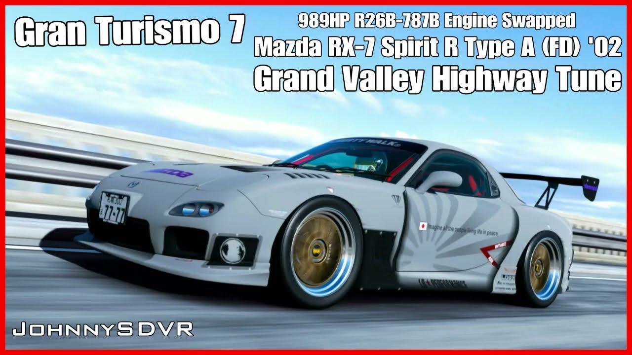 Gran Turismo 7 - Mazda RX-7 Spirit R Type A (FD) '02 Tune - 989HP