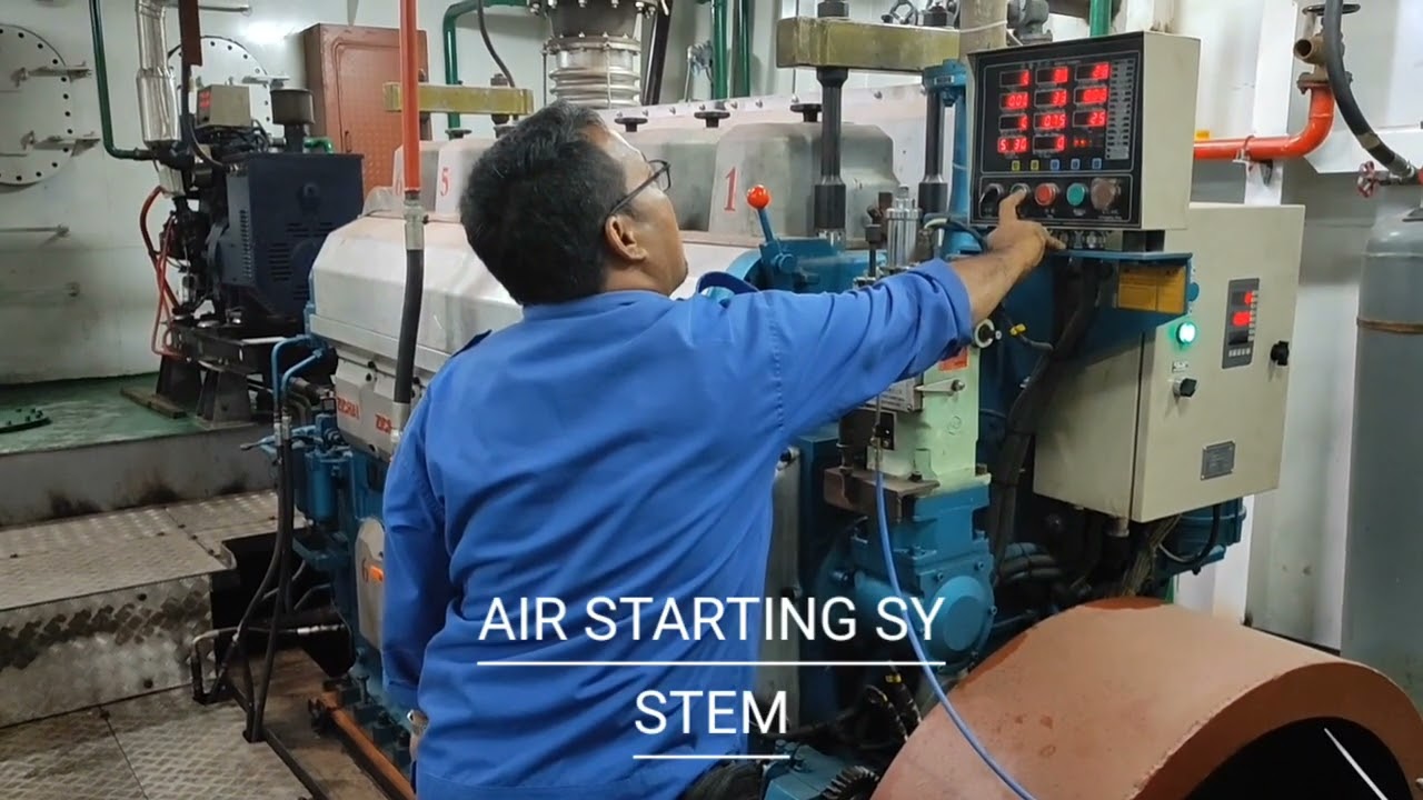 STARTUP MARINE ENGINE ZICHAI ZC6200ZC-29 1085HP Air starting Sytem