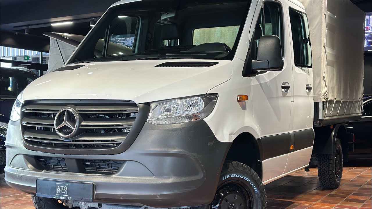 Mercedes-Benz ALLRAD SPRINTER 314 4X4 DOKA STANDHEIZUNG KLIMAALLRAD-ZUSCHALTBAR6-SITZE1.HAND/BEHÖRDE