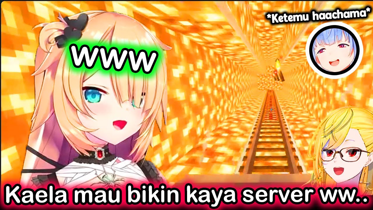 Haachama Bingung Kaela Mau Bikin Seberapa Kaya Server Pas Mampir Ke Creeper Farm..
