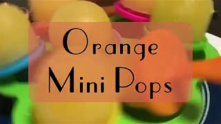 Orange Mini Pops Homemade Orange Pops Mini Clips Kuchi Ice Recipe In Tamil Kuchi Ice