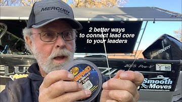 Walleye fishing with lead core line and the best way to connect it to mono