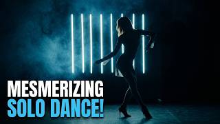 Captivating Solo Dancer in Smoke and Blue Lights #shorts