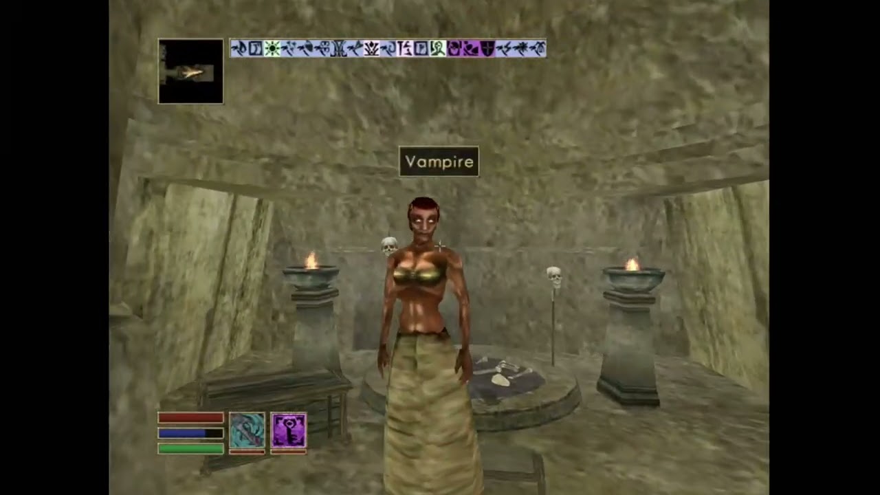Morrowind Raviro Ancestral Tomb (Vampire Lair) - Crash