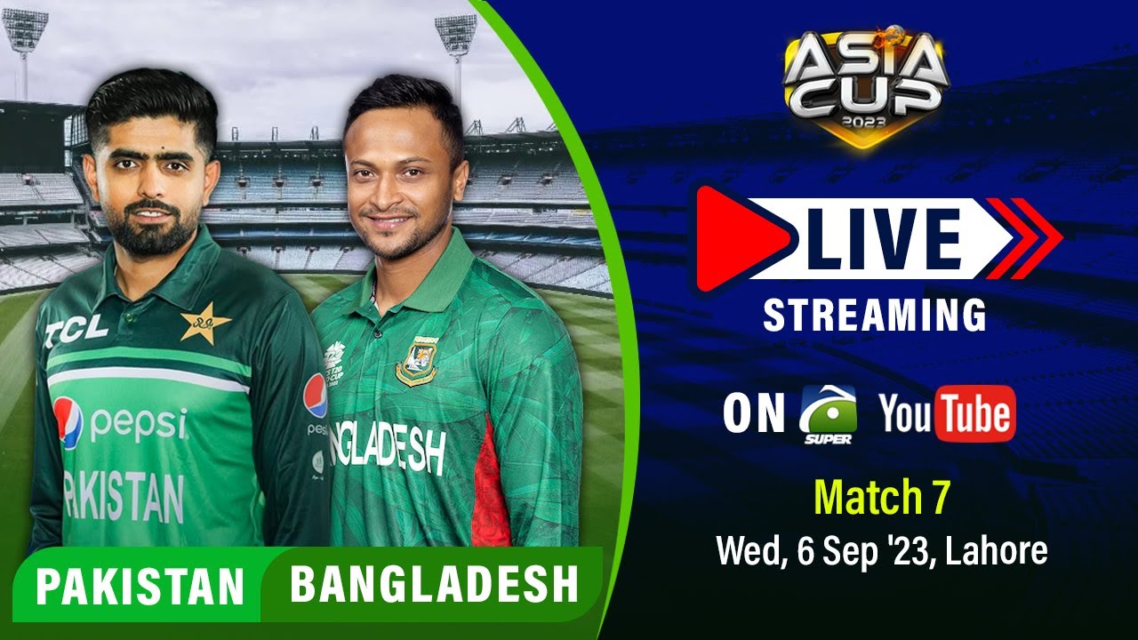 bangladesh pakistan match live video