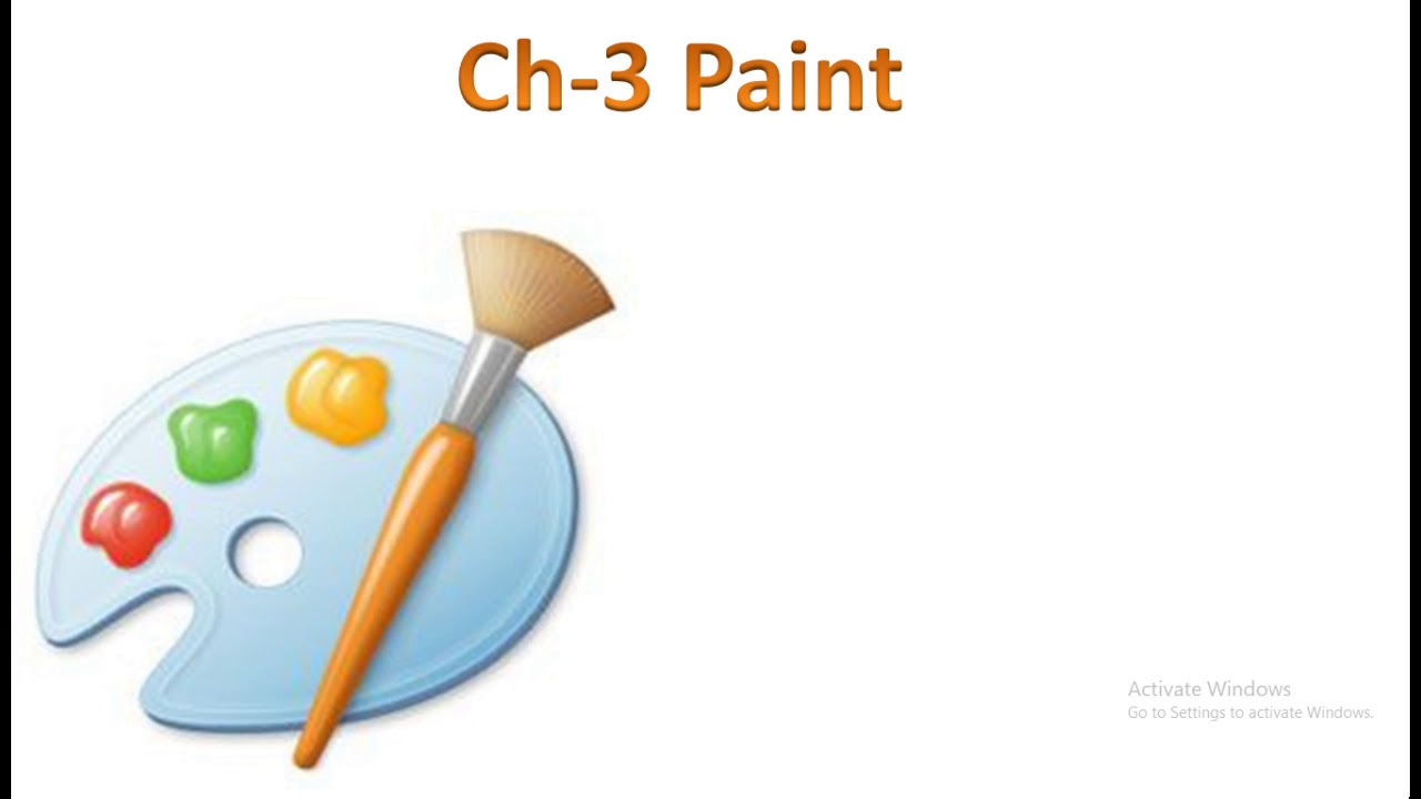 Paint Introduction Introduction to Paint - YouTube