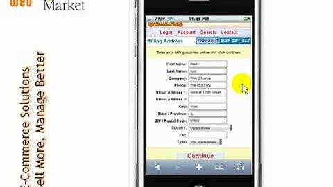 AbleCommerce Mobile Commerce Plugin by Web2Market