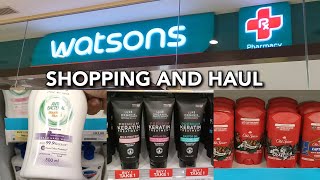 WATSONS SHOPPING AND HAUL WITH PRICES : SKIN CARE, HYGIENE AND BATHROOM ESSENTIALS