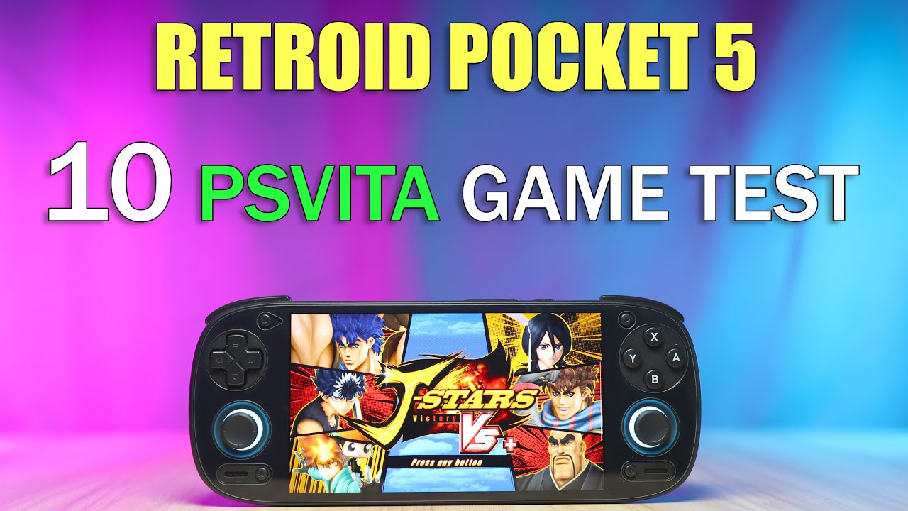 RETROID POCKET 5 : 10 VITA3K Version12 game test