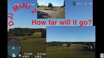 DJI MINI 2 HOW FAR WILL IT GO (Range Test) in a Busy Urban Area