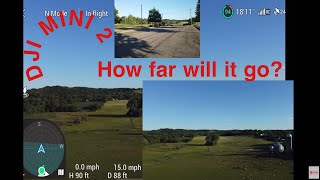 DJI MINI 2 HOW FAR WILL IT GO (Range Test) in a Busy Urban Area
