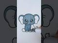 Cute Elephant Coloring ASMR 🐘 | Satisfying Marker Sounds ✨ No Talking