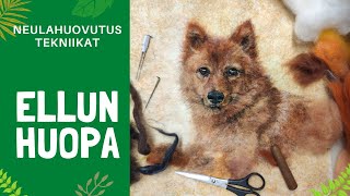 Neulahuovutus - villalla piirtämisen tekniikat | ELLUNHUOPA by Elena Bondar 1,060 views 4 years ago 9 minutes, 37 seconds