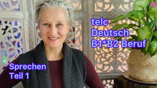 telc Deutsch B1*B2 Beruf | Sprechen Teil 1 | Blumenladen | Deutsch lernen
