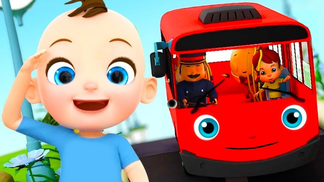 Baby Takes The Bus Wheels On The Bus & More Nursery Rhymes & Kids