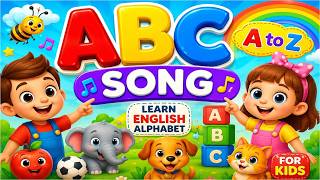 ABC Song for Kids 🎵 Learn English Alphabet A to Z | Fun Nursery Rhymes | Preschool Learning | Dudi