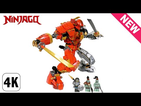 新要素・コックピットが凄いぞ!!・レゴ ニンジャゴー 巨神メカ ファイヤーストーン 71720 / LEGO Ninjago Fire Stone  Mech