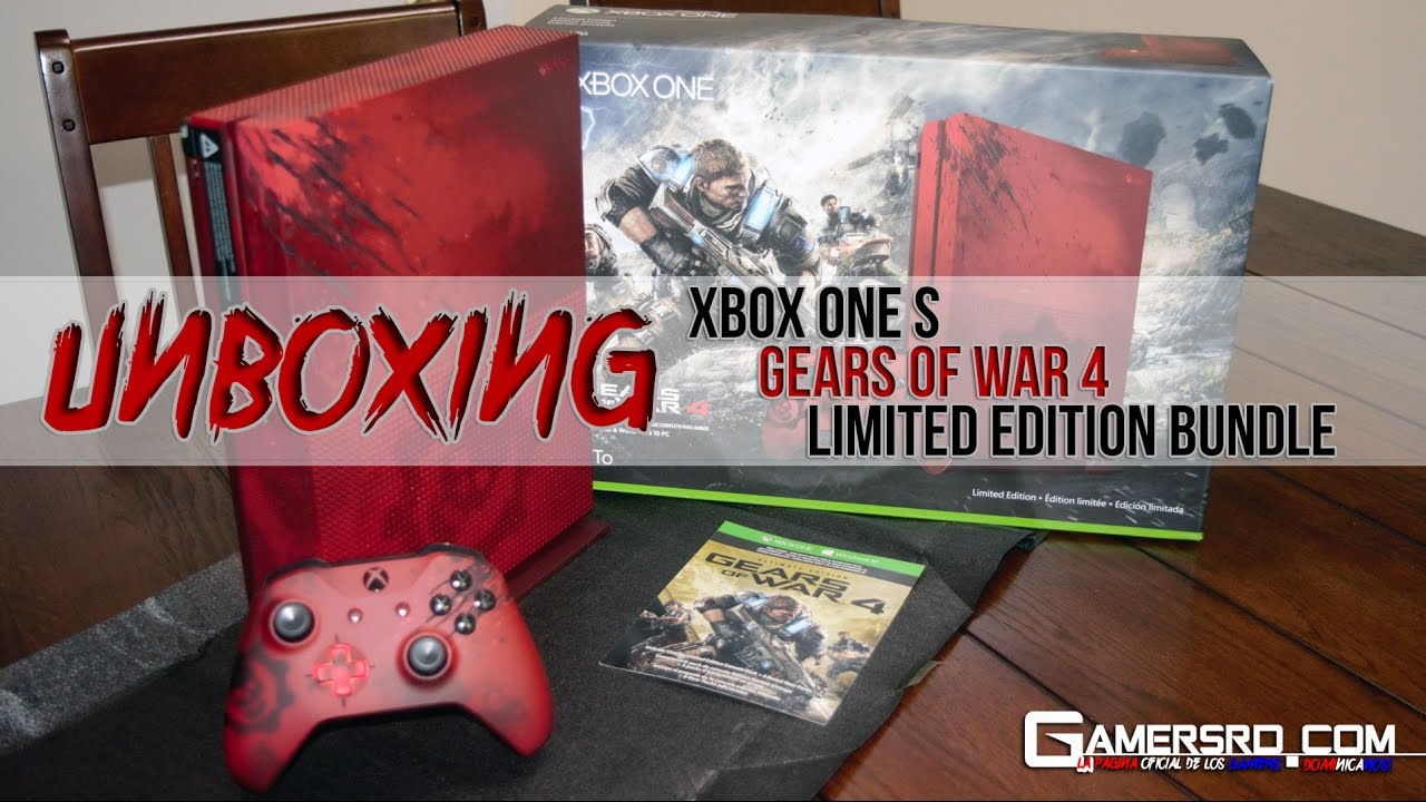 Hands-on with the Gears of War 4 Limited Edition Xbox One S bundle