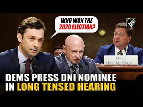 MUST WATCH: Democrats press Trump’s DNI nominee Jay Clayton on election security questions for 2-hr