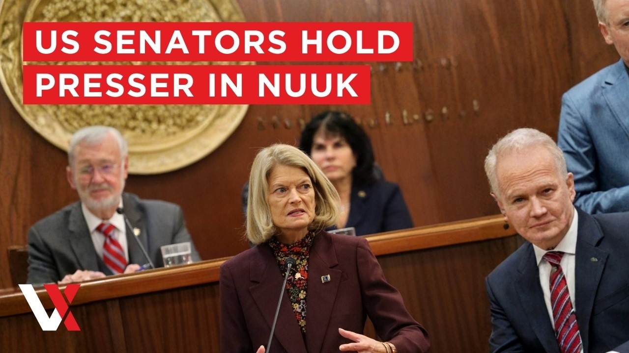 LIVE | US Senators Hold Press Conference In Nuuk On Arctic Policy And Regional Issues | VERTEX