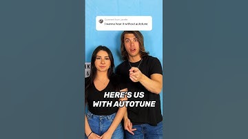 Singing With AutoTune VS Without! (FUNNY) @TheOnlyJanessa #shorts