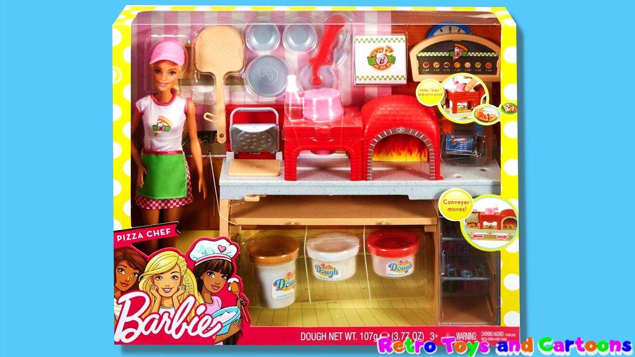 Barbie Pizza Chef Playset Commercial Retro Toys and Cartoons