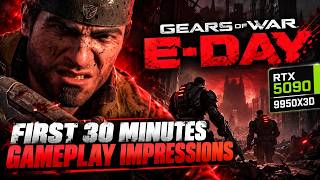 Gears of War: E-Day on Xbox PC Is INSANE | RTX 5090 Gameplay