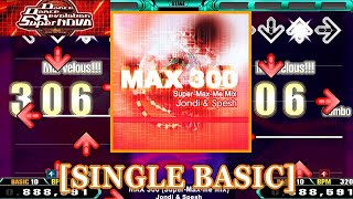 【DDR SN】 MAX 300 (Super-Max-Me Mix) / Jondi & Spesh [SINGLE BASIC] 譜面確認+Clap